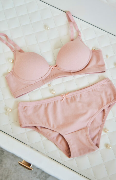 Conj Menina Moça em cotton com bojo