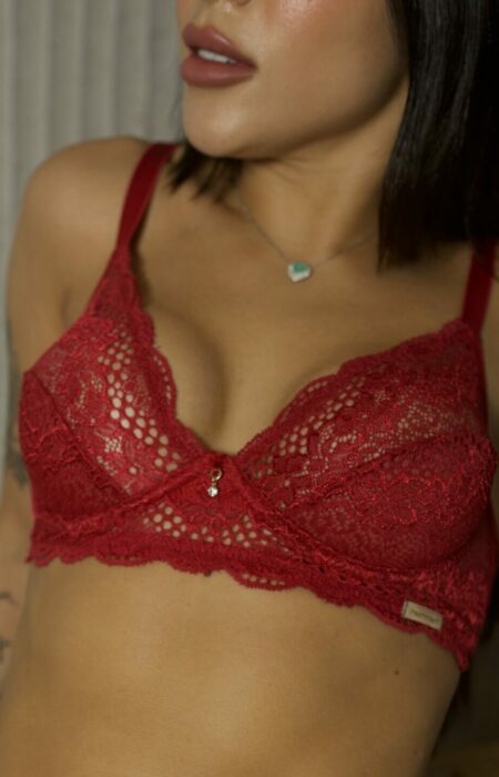 Soutien sem bojo com arco e renda